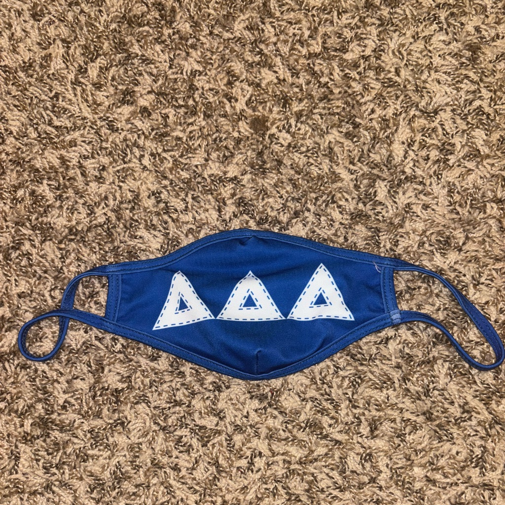 Delta Delta Delta Blue Mask
